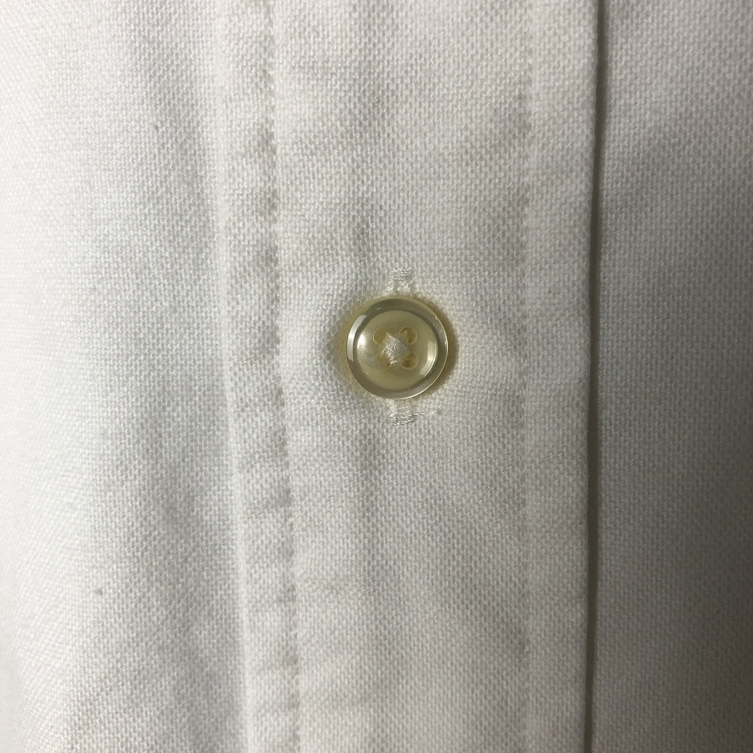 Ralph Lauren YARMOUTH long sleeve button down shirt, men's XL size cotton white type Vintage Second Hand