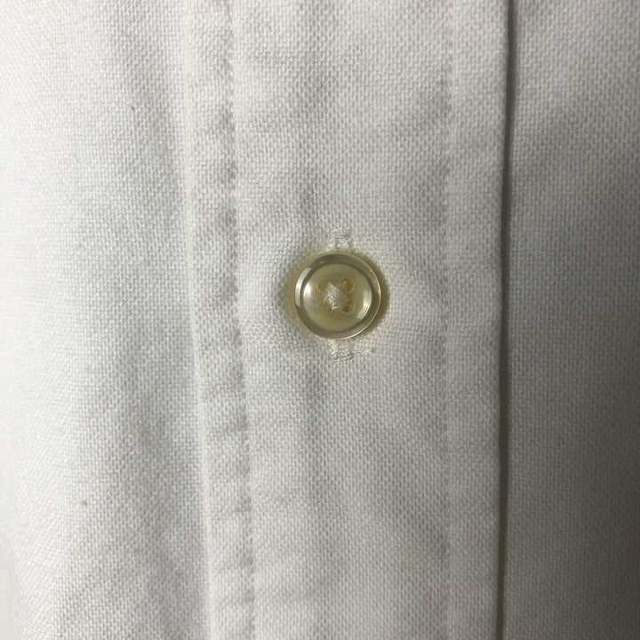 Ralph Lauren YARMOUTH long sleeve button down shirt, men's XL size cotton white type Vintage Second Hand