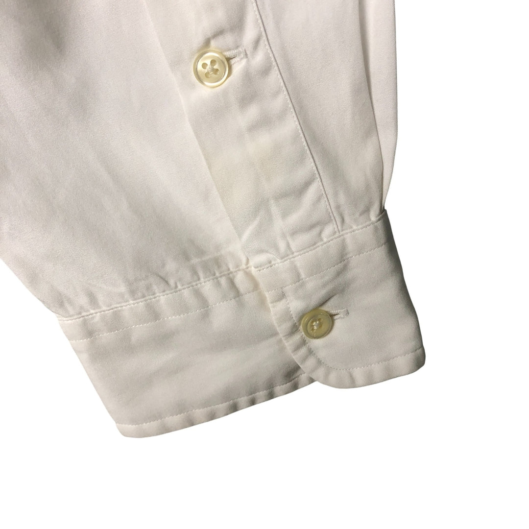 Ralph Lauren BLAKE long sleeve button down shirt, men's XL size cotton white type Vintage Second Hand