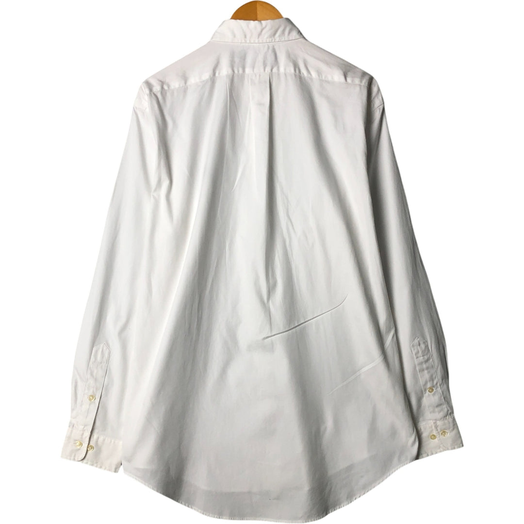 Ralph Lauren Classic Fit long sleeve button down shirt, men's size M cotton white type Vintage Second Hand