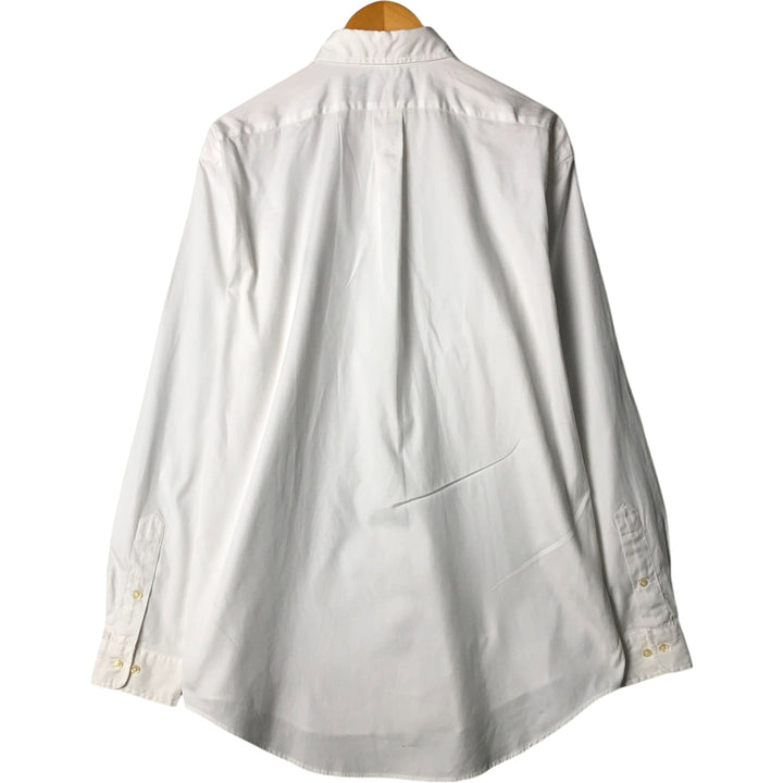 Ralph Lauren Classic Fit long sleeve button down shirt, men's size M cotton white type Vintage Second Hand