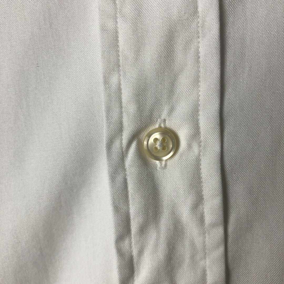 Ralph Lauren Classic Fit long sleeve button down shirt, men's size M cotton white type Vintage Second Hand