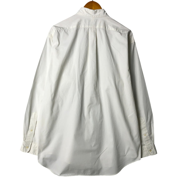 Ralph Lauren BLAKE long sleeve button down shirt, men's size L cotton white type Vintage Second Hand