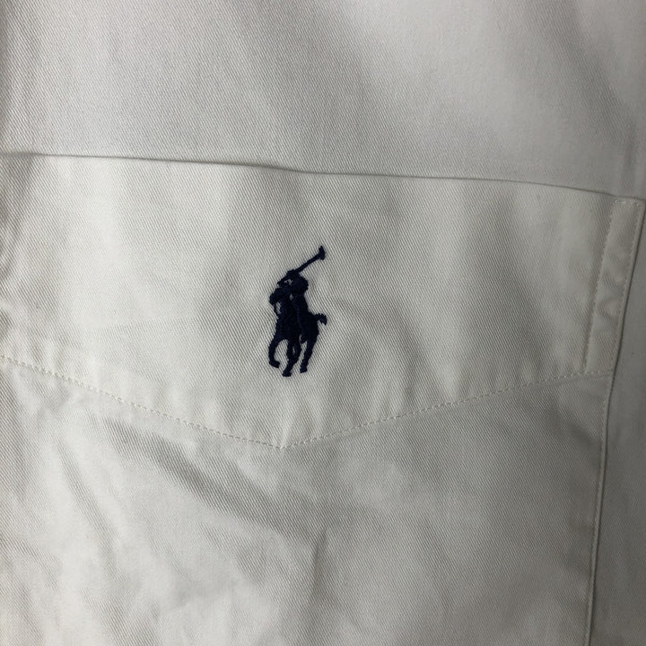 Ralph Lauren BLAKE long sleeve button down shirt, men's size L cotton white type Vintage Second Hand
