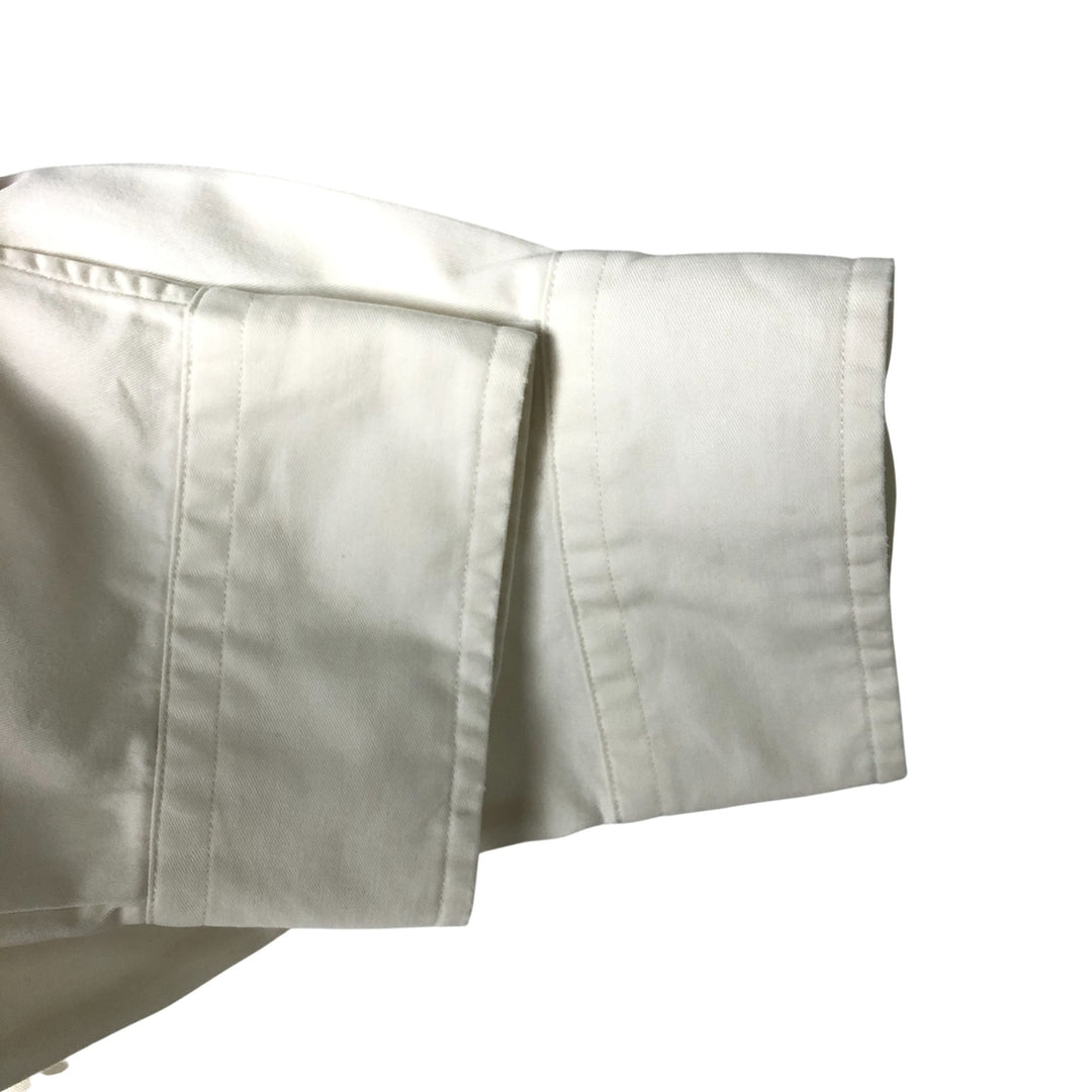 Ralph Lauren BLAKE long sleeve button down shirt, men's size L cotton white type Vintage Second Hand