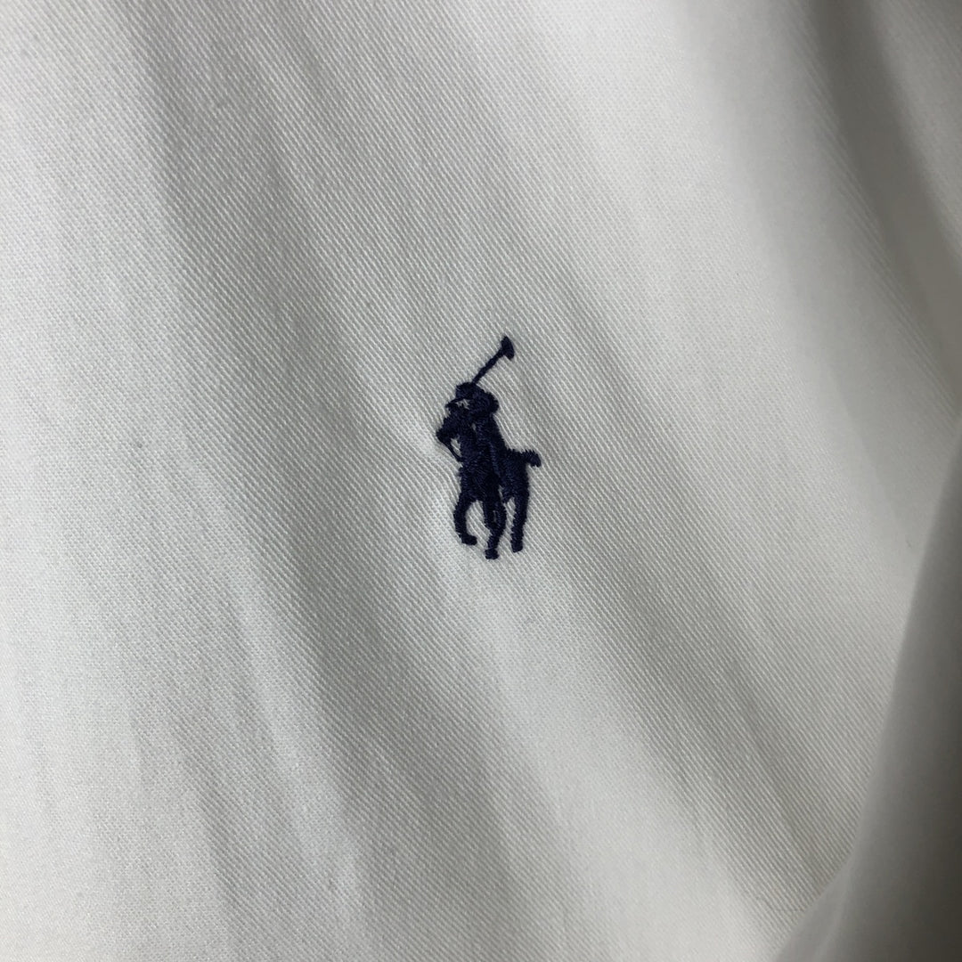 Ralph Lauren long sleeve button down shirt, men's XL size cotton white type Vintage Second Hand