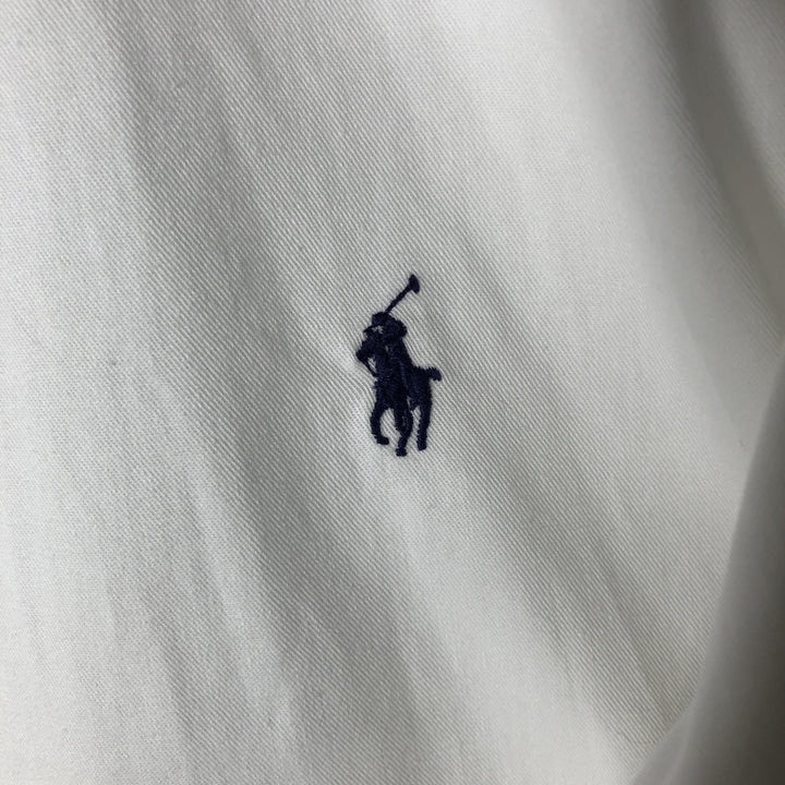 Ralph Lauren long sleeve button down shirt, men's XL size cotton white type Vintage Second Hand