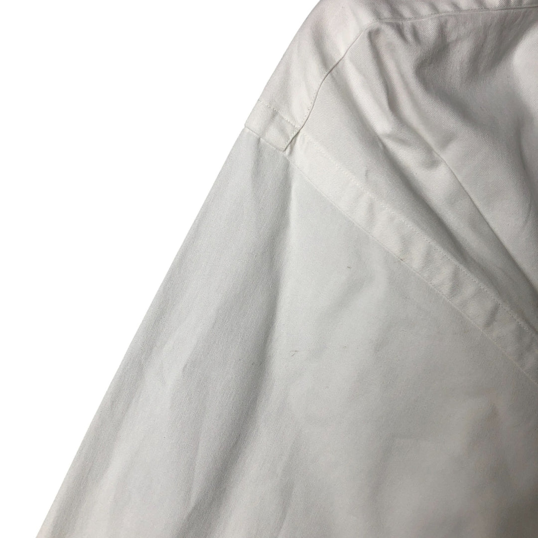 Ralph Lauren long sleeve button down shirt, men's XL size cotton white type Vintage Second Hand