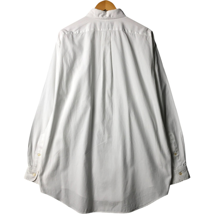 Ralph Lauren YARMOUTH long sleeve button down shirt, men's XL size cotton white type Vintage Second Hand