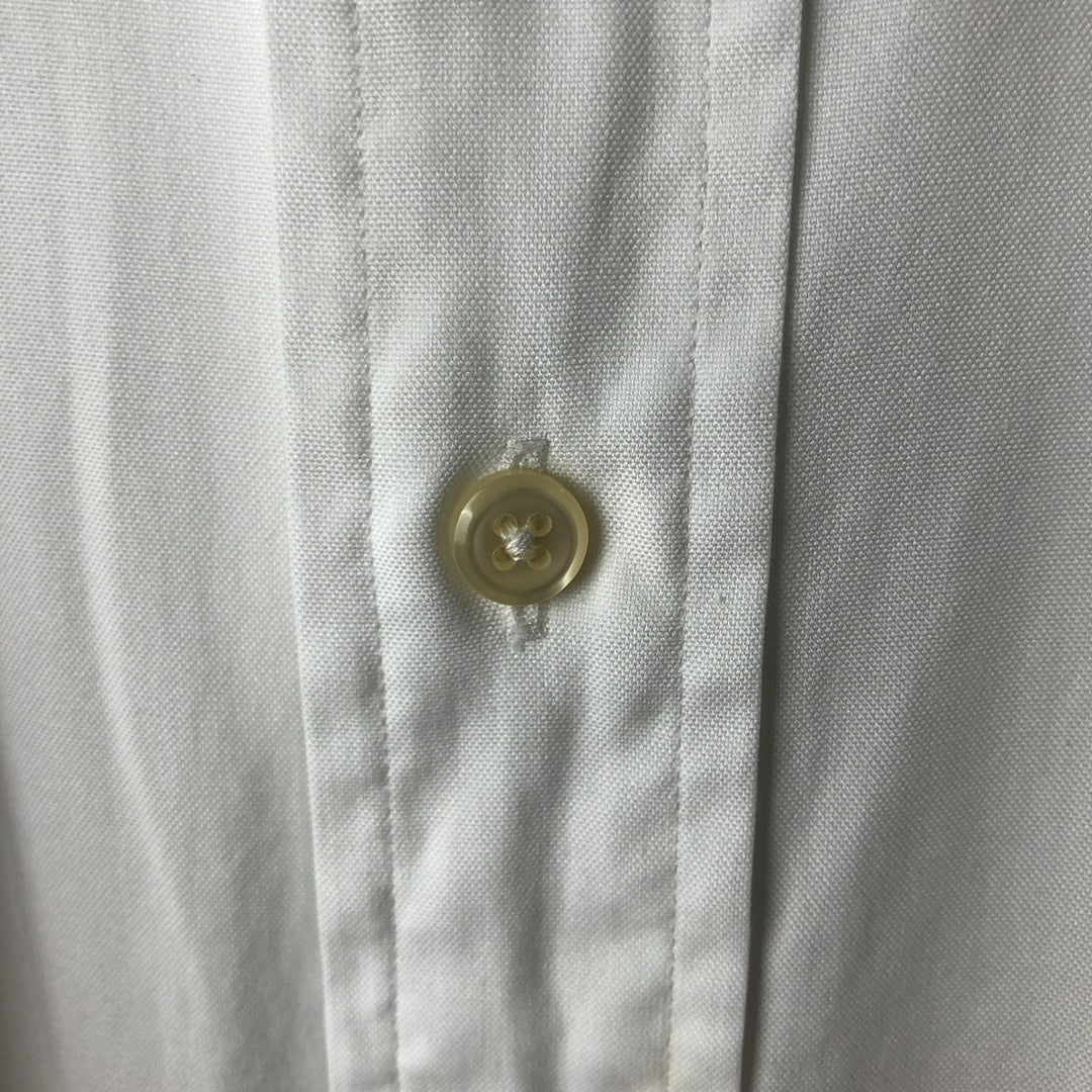 Ralph Lauren YARMOUTH long sleeve button down shirt, men's XL size cotton white type Vintage Second Hand