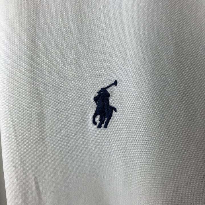 Ralph Lauren YARMOUTH long sleeve button down shirt, men's XL size cotton white type Vintage Second Hand