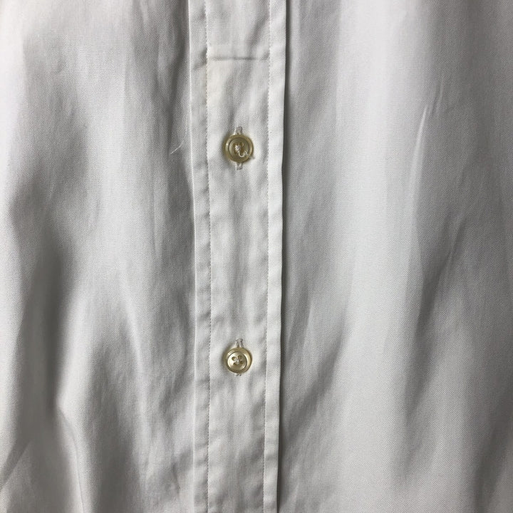 Ralph Lauren YARMOUTH long sleeve button down shirt, men's XL size cotton white type Vintage Second Hand