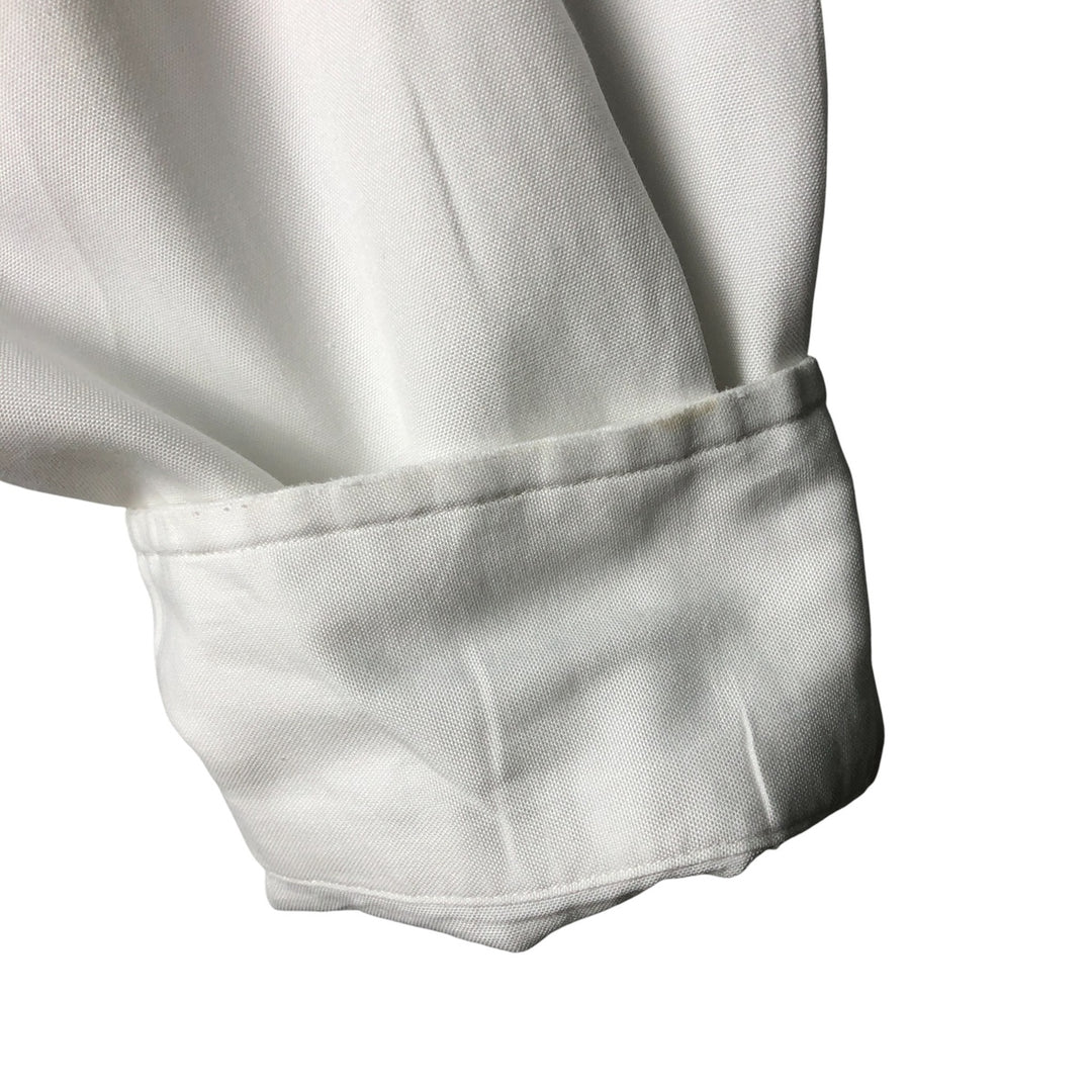 Ralph Lauren YARMOUTH long sleeve button down shirt, men's XL size cotton white type Vintage Second Hand