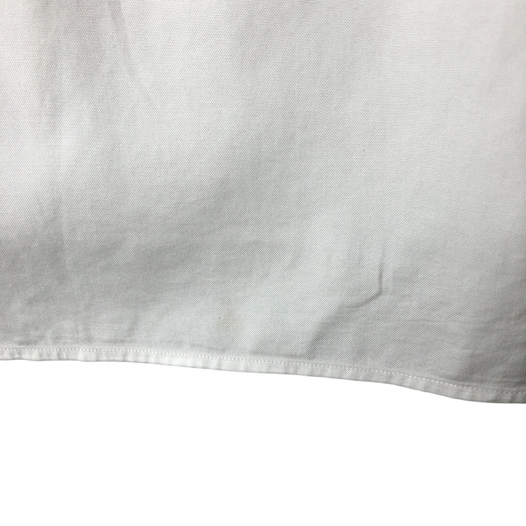 Ralph Lauren YARMOUTH long sleeve button down shirt, men's XL size cotton white type Vintage Second Hand