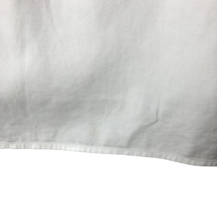 Ralph Lauren YARMOUTH long sleeve button down shirt, men's XL size cotton white type Vintage Second Hand
