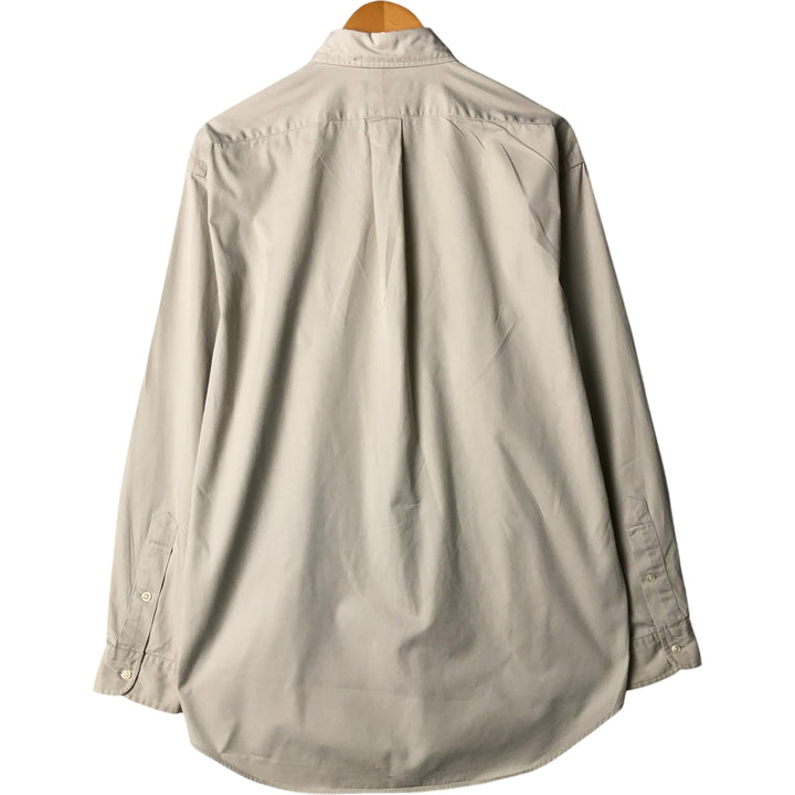 Ralph Lauren BLAKE long sleeve button down shirt, men's size M cotton Beige type Vintage Second Hand