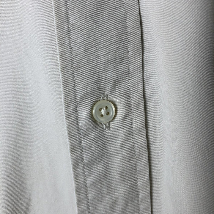 Ralph Lauren BLAKE long sleeve button down shirt, men's size M cotton Beige type Vintage Second Hand