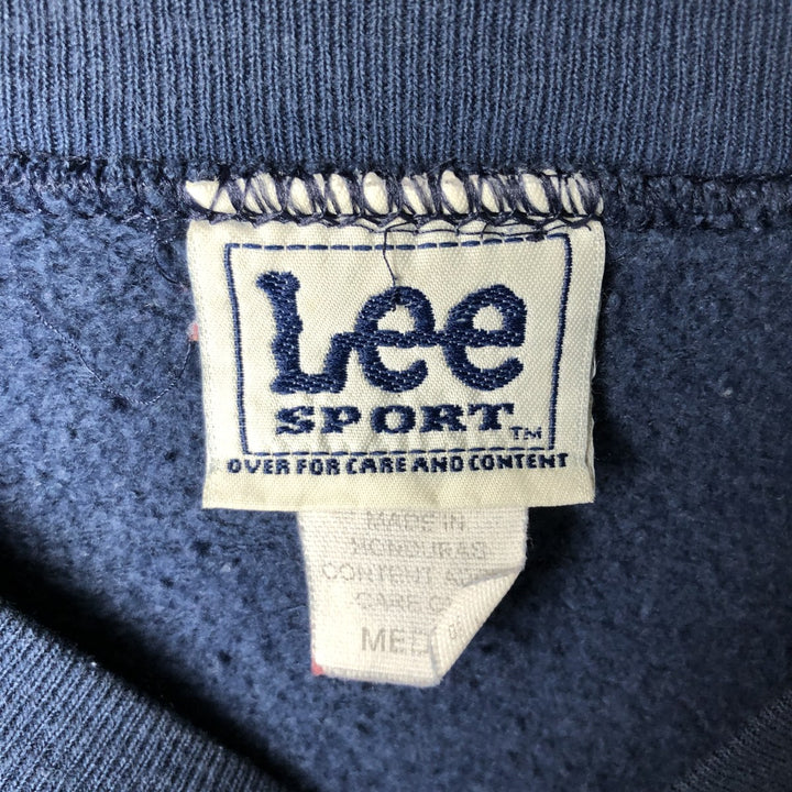 Vintage 90s-00'S Lee SPORT MLB Minnesota Twins Print Sweatshirt, Men's Size Medium cotton navy blue type Vintage Second Hand