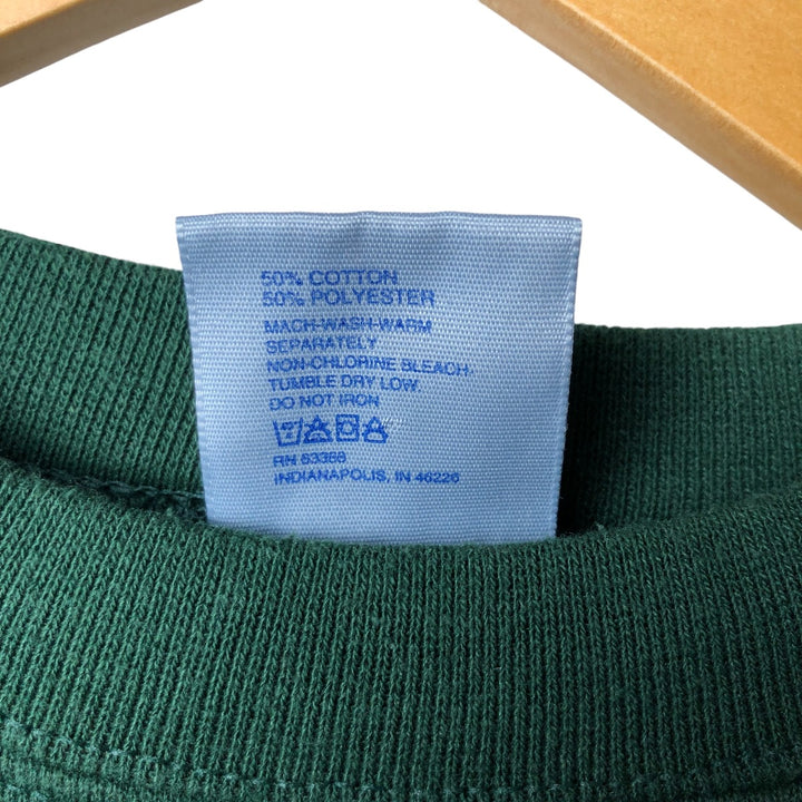 Vintage '90'S Logo Seven NFL Green Bay Packers Print Sweatshirt, Made in USA, Men's Size XL cotton green type Vintage Second Hand
