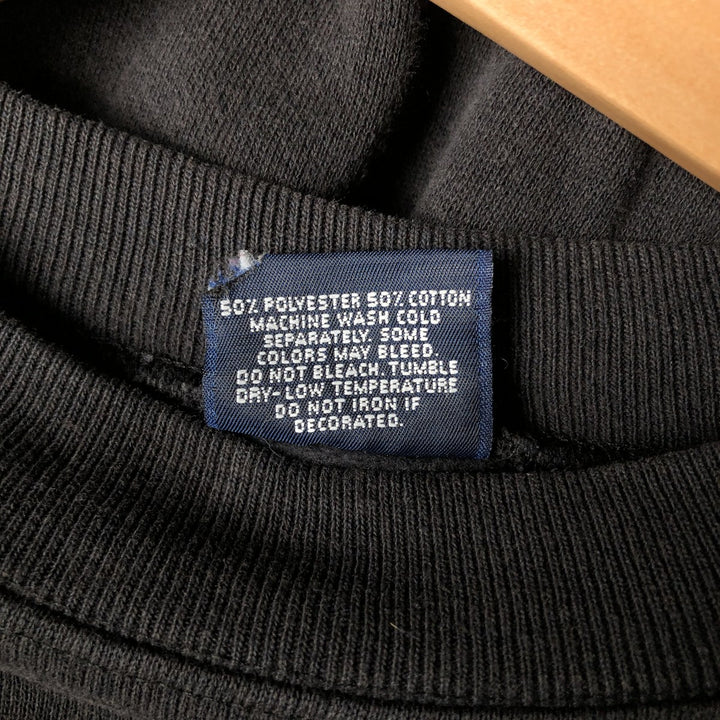 90'S Jansport College Sweatshirt, Made in USA, Men's XL, Vintage cotton black type Vintage Second Hand