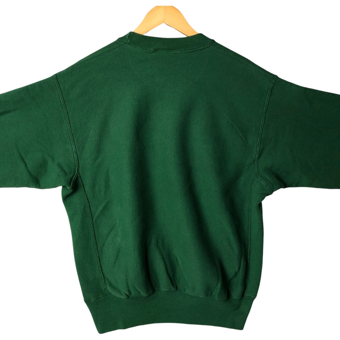 90'S Holoubek College Sweatshirt, Made in USA, Men's Size L (approx.), Vintage cotton green type Vintage Second Hand