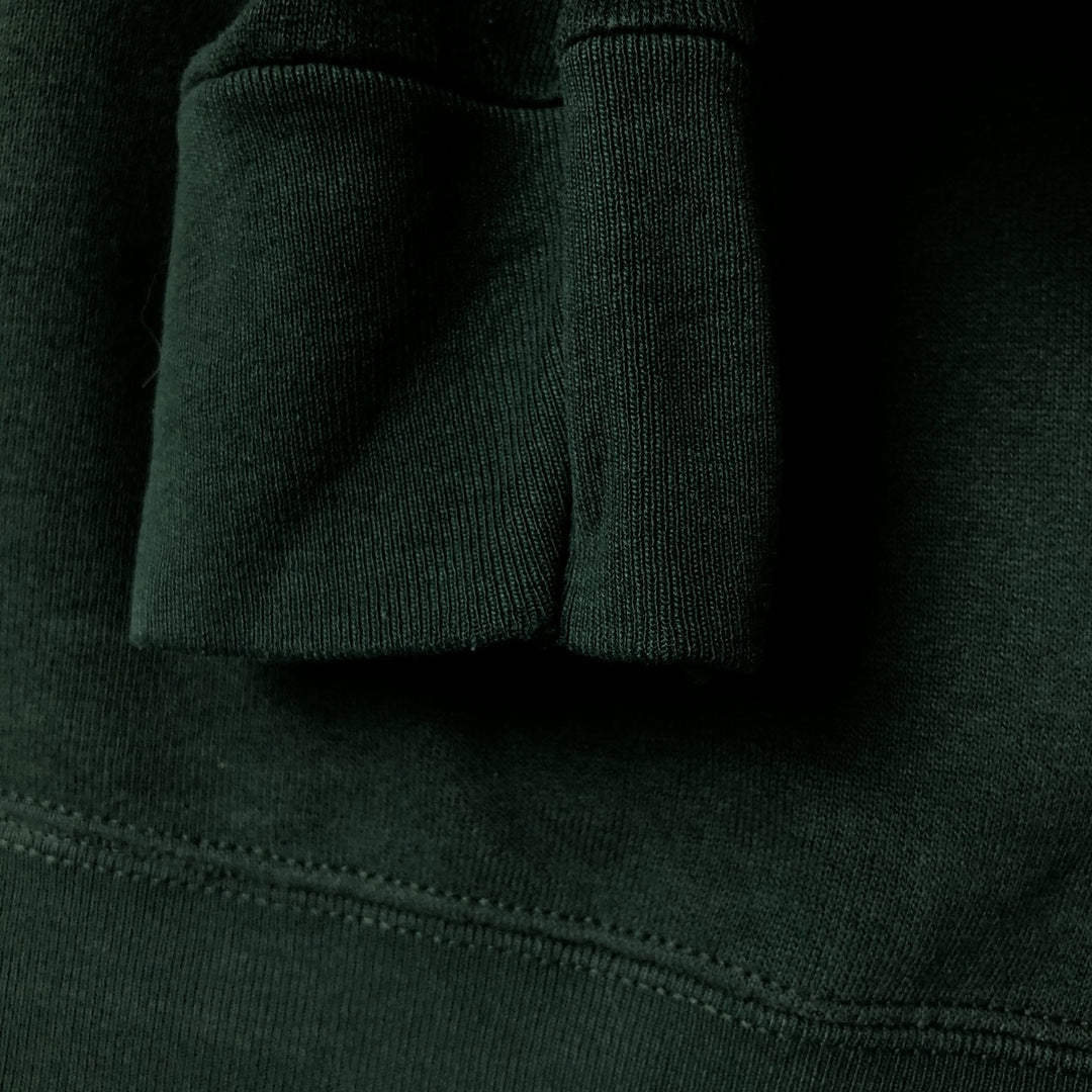 Men's college sweatshirt (XL size) unclear Green type dark green Vintage Second Hand