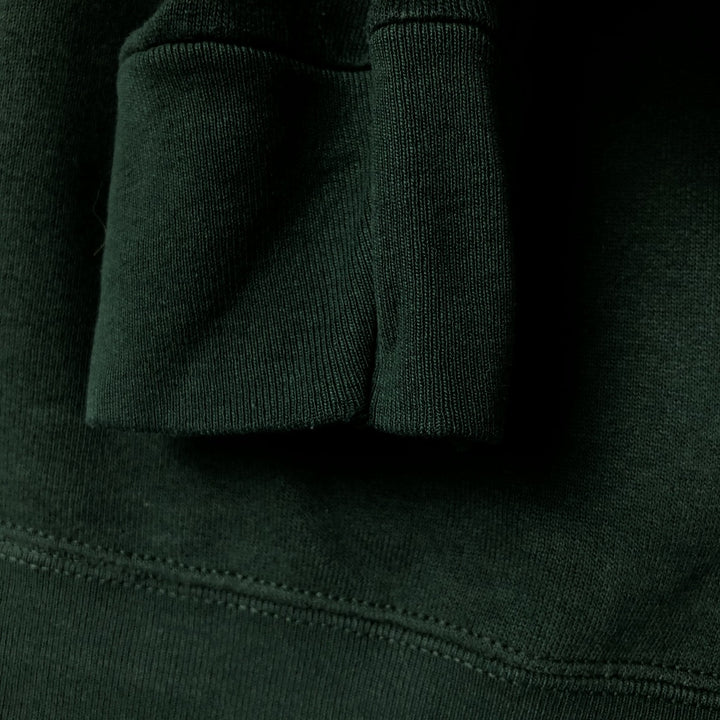Men's college sweatshirt (XL size) unclear Green type dark green Vintage Second Hand