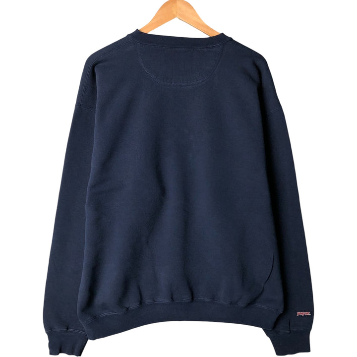 Jansport College Sweatshirt, Made in USA, Men's Size XL cotton navy blue type Vintage Second Hand