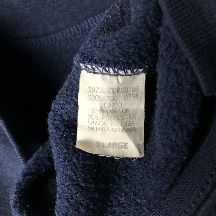 Jansport College Sweatshirt, Made in USA, Men's Size XL cotton navy blue type Vintage Second Hand