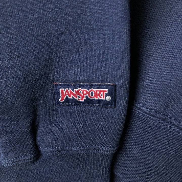 Jansport College Sweatshirt, Made in USA, Men's Size XL cotton navy blue type Vintage Second Hand
