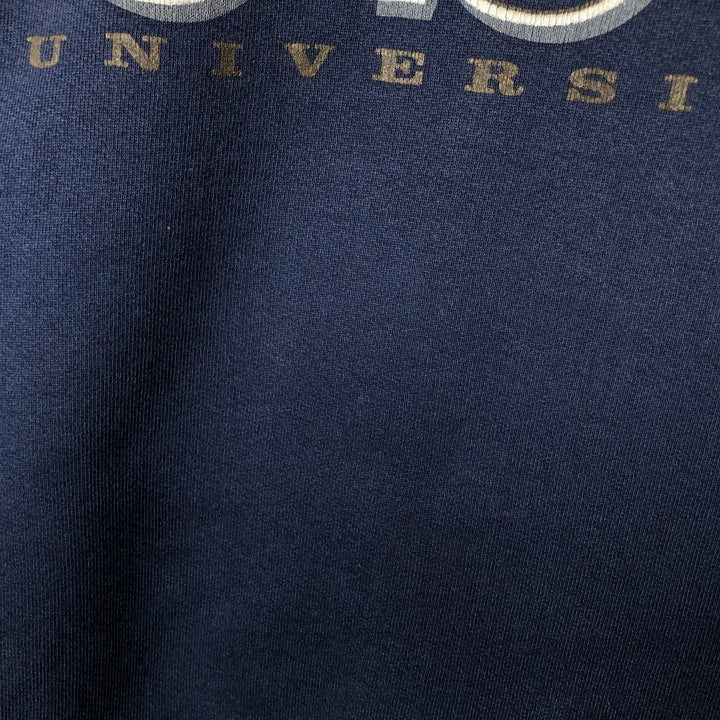 Jansport College Sweatshirt, Made in USA, Men's Size XL cotton navy blue type Vintage Second Hand