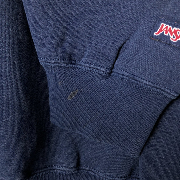 Jansport College Sweatshirt, Made in USA, Men's Size XL cotton navy blue type Vintage Second Hand