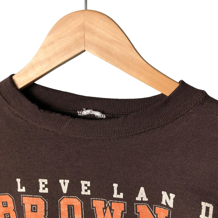 NFL CLEVELAND BROWNS Cleveland Browns College Sweatshirt, Men's Size L unclear brown type Vintage Second Hand