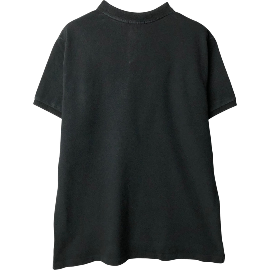 Ralph Lauren POLO RALPH LAUREN CUSTOM SLIM FIT short sleeve polo shirt men's XL equivalent cotton black type Vintage Second Hand