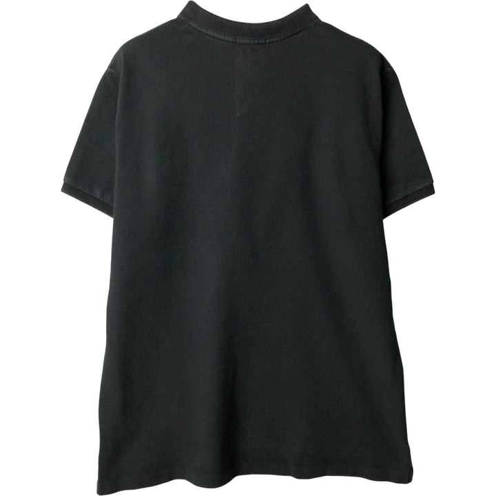 Ralph Lauren POLO RALPH LAUREN CUSTOM SLIM FIT short sleeve polo shirt men's XL equivalent cotton black type Vintage Second Hand