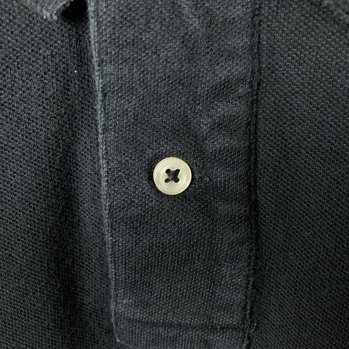 Ralph Lauren POLO RALPH LAUREN CUSTOM SLIM FIT short sleeve polo shirt men's XL equivalent cotton black type Vintage Second Hand