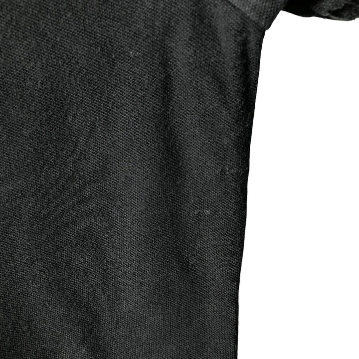 Ralph Lauren POLO RALPH LAUREN CUSTOM SLIM FIT short sleeve polo shirt men's XL equivalent cotton black type Vintage Second Hand