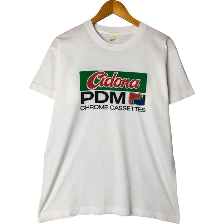 SCREEN STARS CIBANA Advertising T-Shirt, Made in USA, Men's XL cotton white type Vintage Second Hand