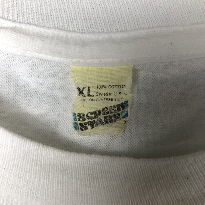 SCREEN STARS CIBANA Advertising T-Shirt, Made in USA, Men's XL cotton white type Vintage Second Hand