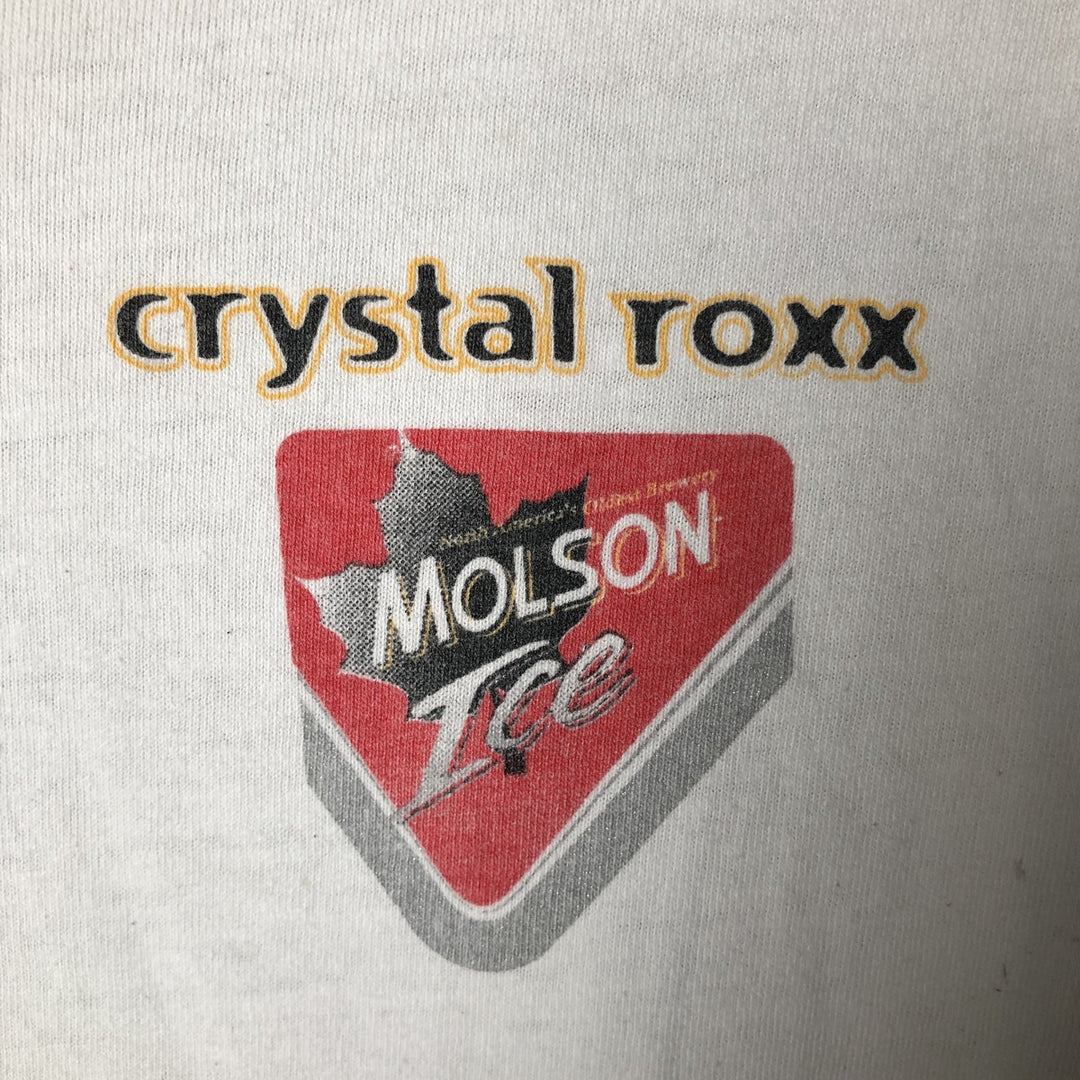 Vintage Molson Ice Power Pro Advertising T-Shirt, Men's XL cotton white type Vintage Second Hand
