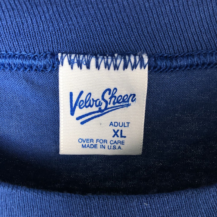 Velva Sheen AT AND T Advertising T-Shirt, Made in USA, Men's XL cotton blue type Vintage Second Hand