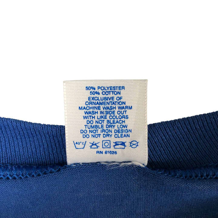 Velva Sheen AT AND T Advertising T-Shirt, Made in USA, Men's XL cotton blue type Vintage Second Hand