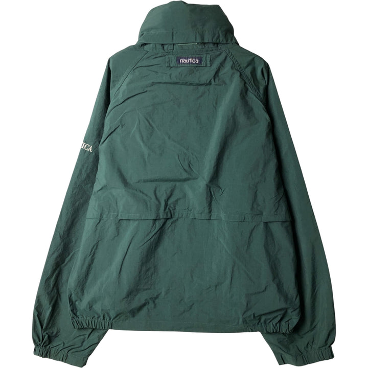 90'S Nautica sailing jacket, men's XL size, vintage Nylon Green type dark green Vintage Second Hand