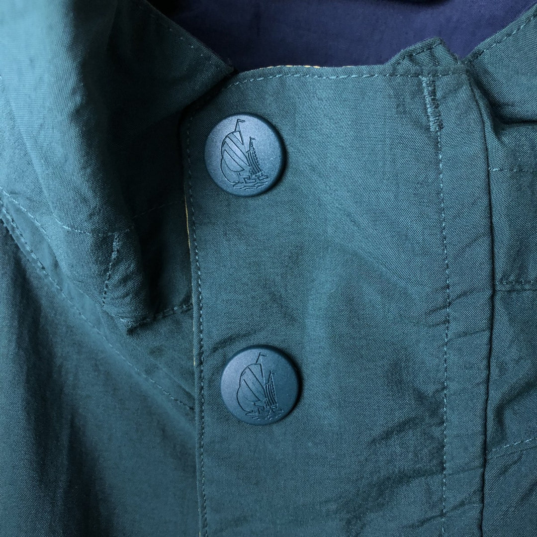 90'S Nautica sailing jacket, men's XL size, vintage Nylon Green type dark green Vintage Second Hand