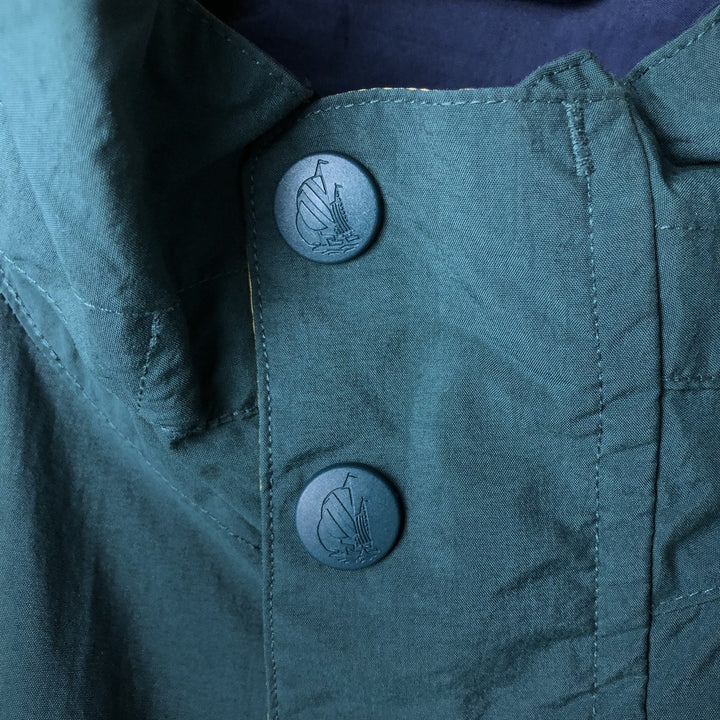 90'S Nautica sailing jacket, men's XL size, vintage Nylon Green type dark green Vintage Second Hand