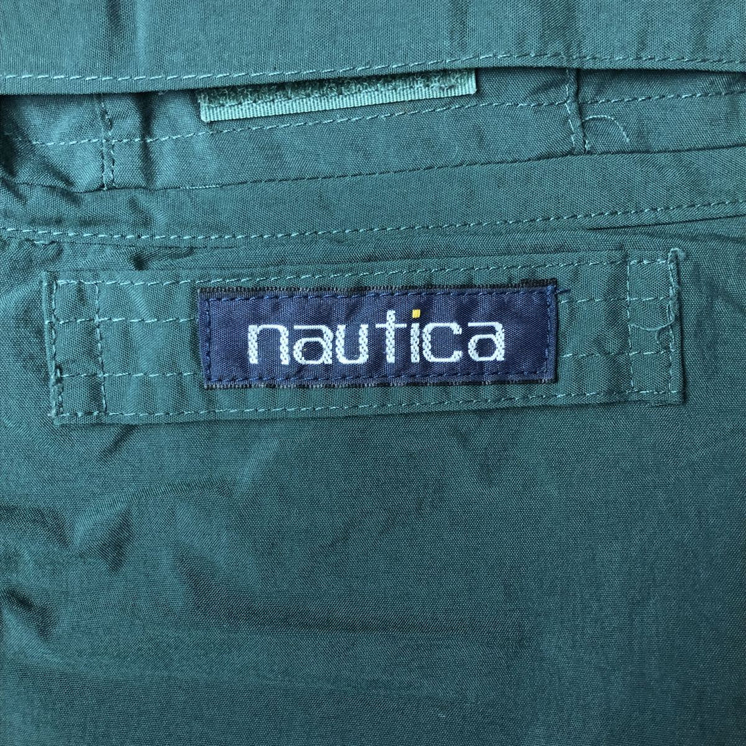 90'S Nautica sailing jacket, men's XL size, vintage Nylon Green type dark green Vintage Second Hand