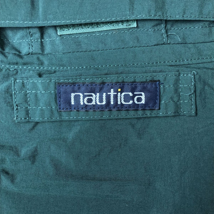 90'S Nautica sailing jacket, men's XL size, vintage Nylon Green type dark green Vintage Second Hand