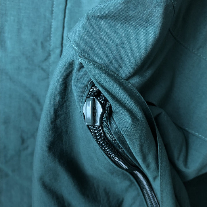 90'S Nautica sailing jacket, men's XL size, vintage Nylon Green type dark green Vintage Second Hand