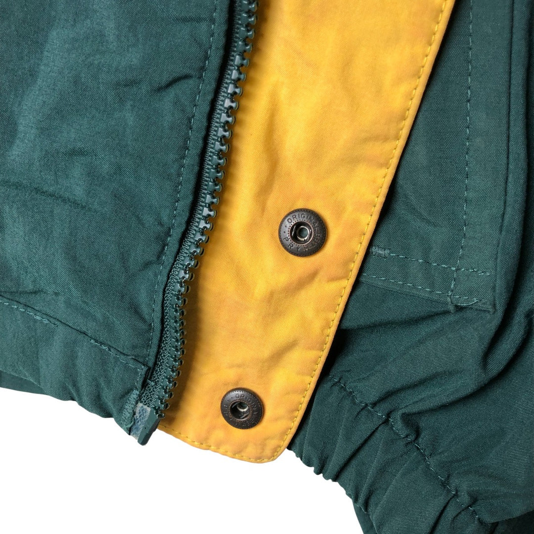 90'S Nautica sailing jacket, men's XL size, vintage Nylon Green type dark green Vintage Second Hand