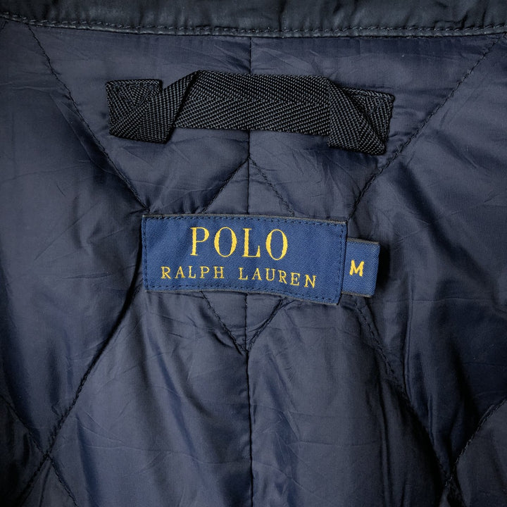 Ralph Lauren POLO RALPH LAUREN M-65 type down jacket, men's size M polyester navy blue type Vintage Second Hand